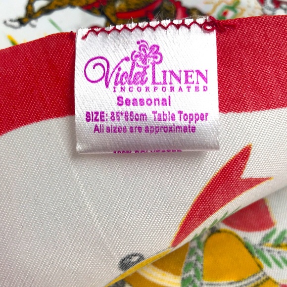 Violet Linen Incorporated Seasonal Christmas Table Topper - Picture 7 of 7